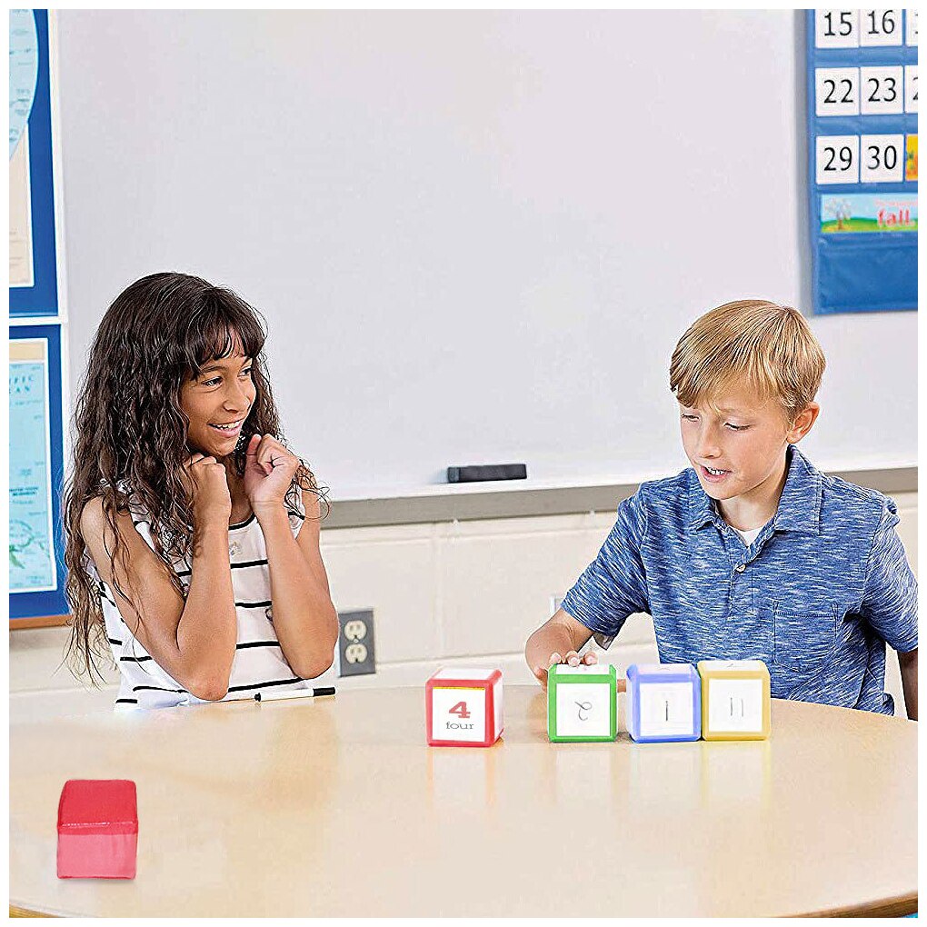 어린이 놀이 DIY 큐브 포켓 사각형, 휴대용 조기 교육 게임 실내 교육 스태킹 블록 4 피스